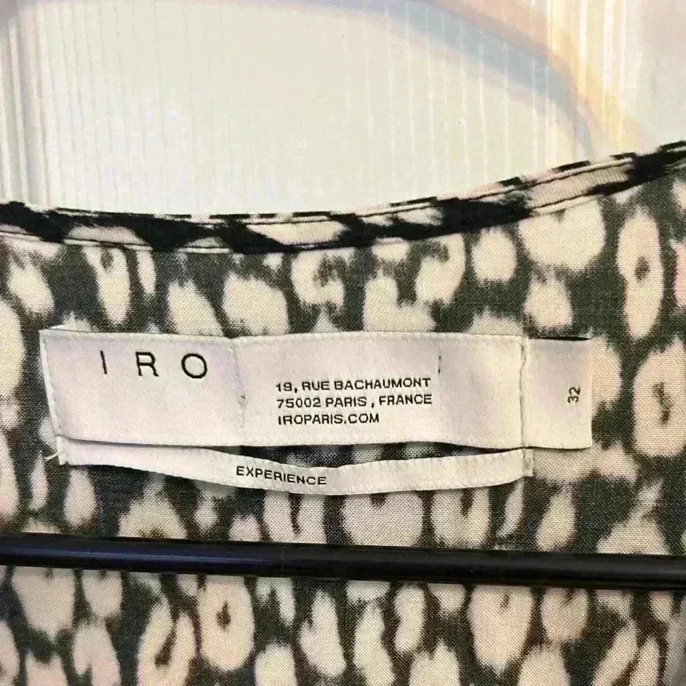 IRO Boina Printed Wrap Dress Size 32 - Picture 5 of 7